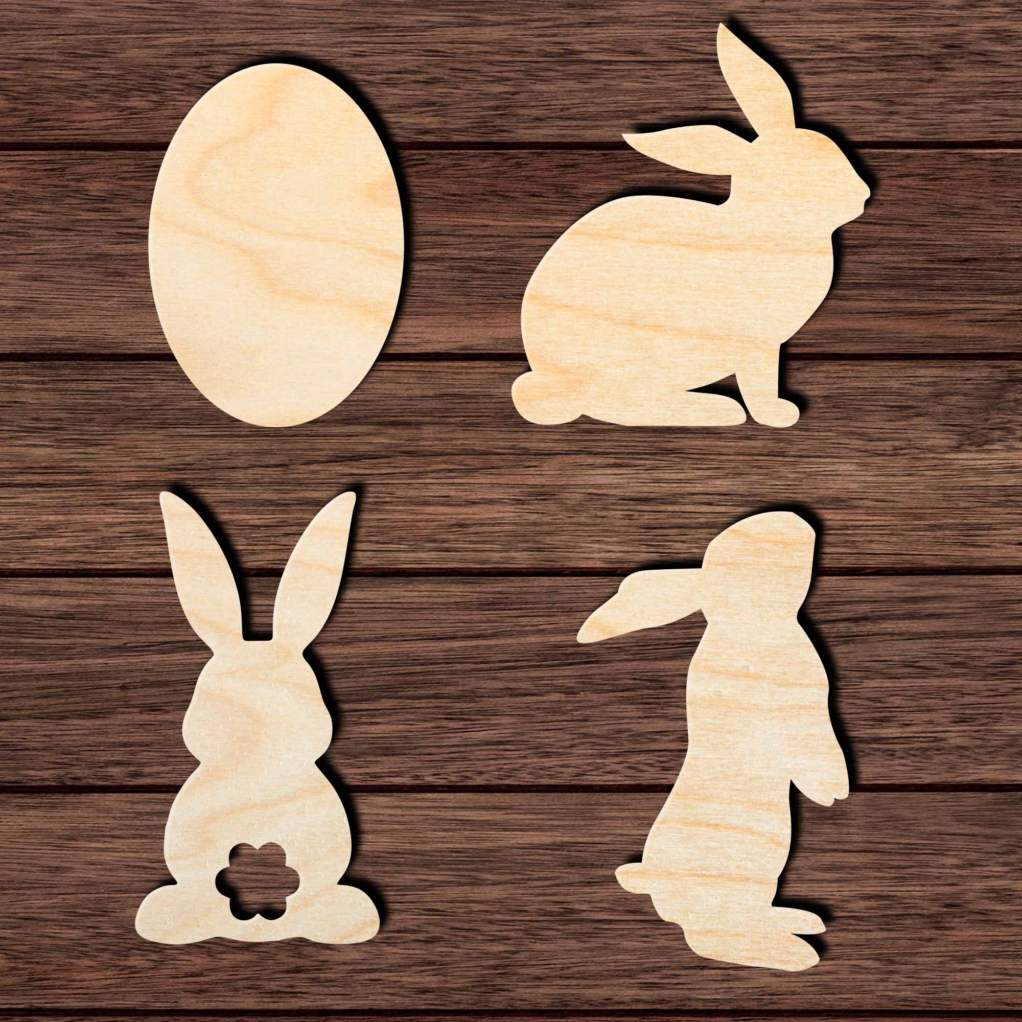 Easter Cutouts – Wood & Acrylic Holiday & Spring Craft Blanks ...