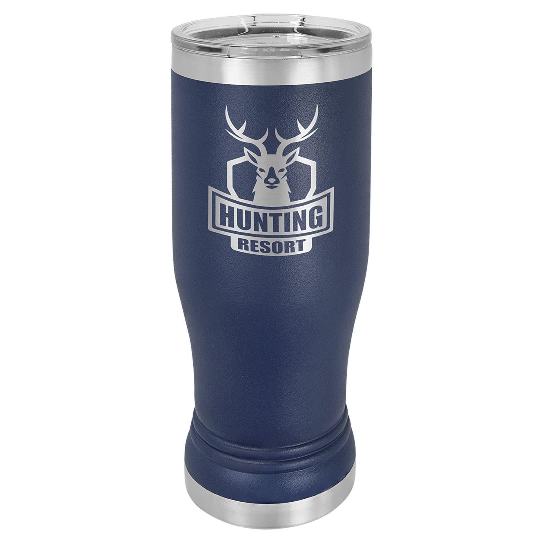 14 oz. Stainless Steel Pilsner Tumbler Signature Cutouts Navy 