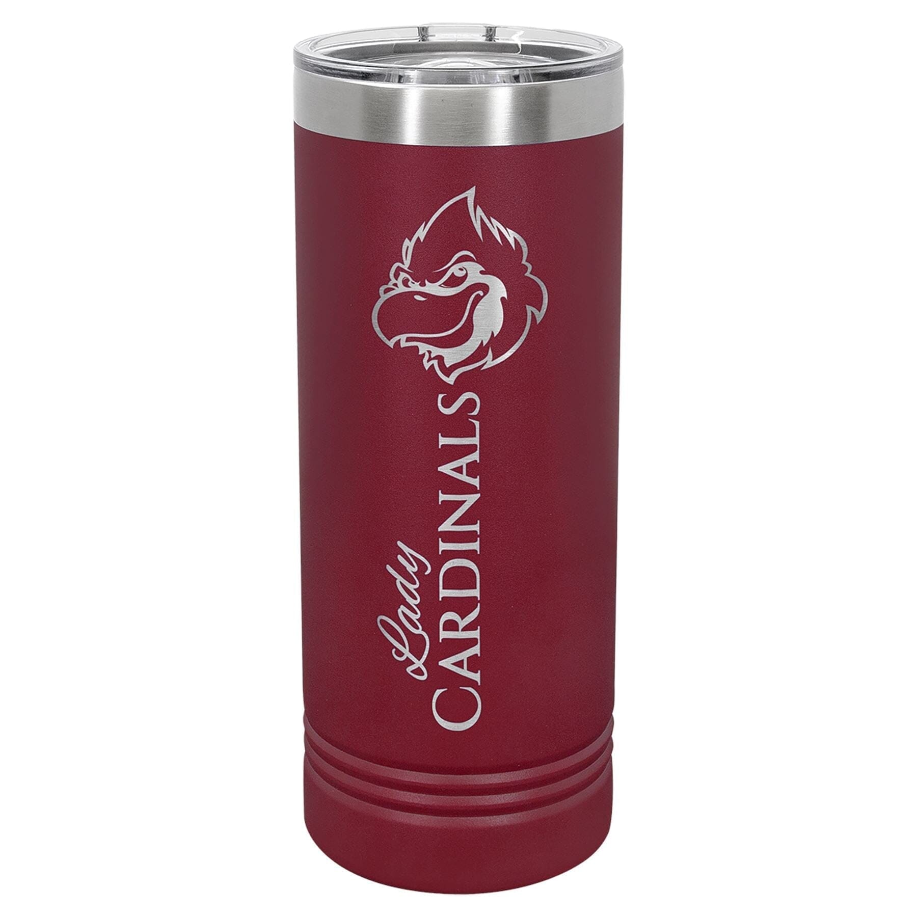 22 oz. Skinny Double Insulated Tumbler Signature Cutouts Maroon 