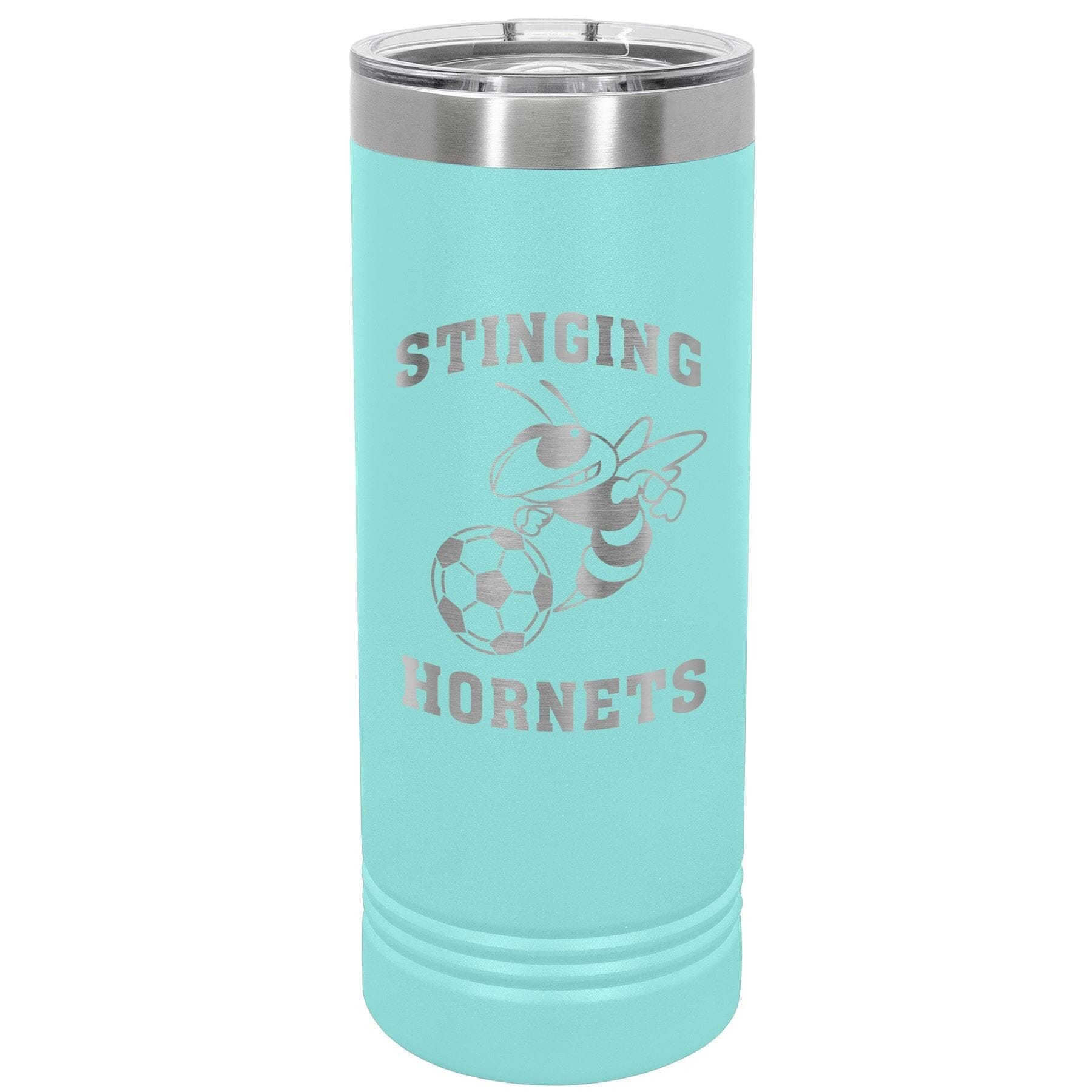 22 oz. Skinny Double Insulated Tumbler Signature Cutouts Teal 
