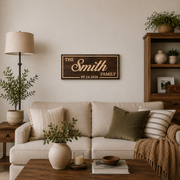 3D Family Last Name Sign, Anniversary Gift, Farmhouse Family, Housewarming Gift, Custom Family Sign, Wooden Name Sign, Christmas Gift