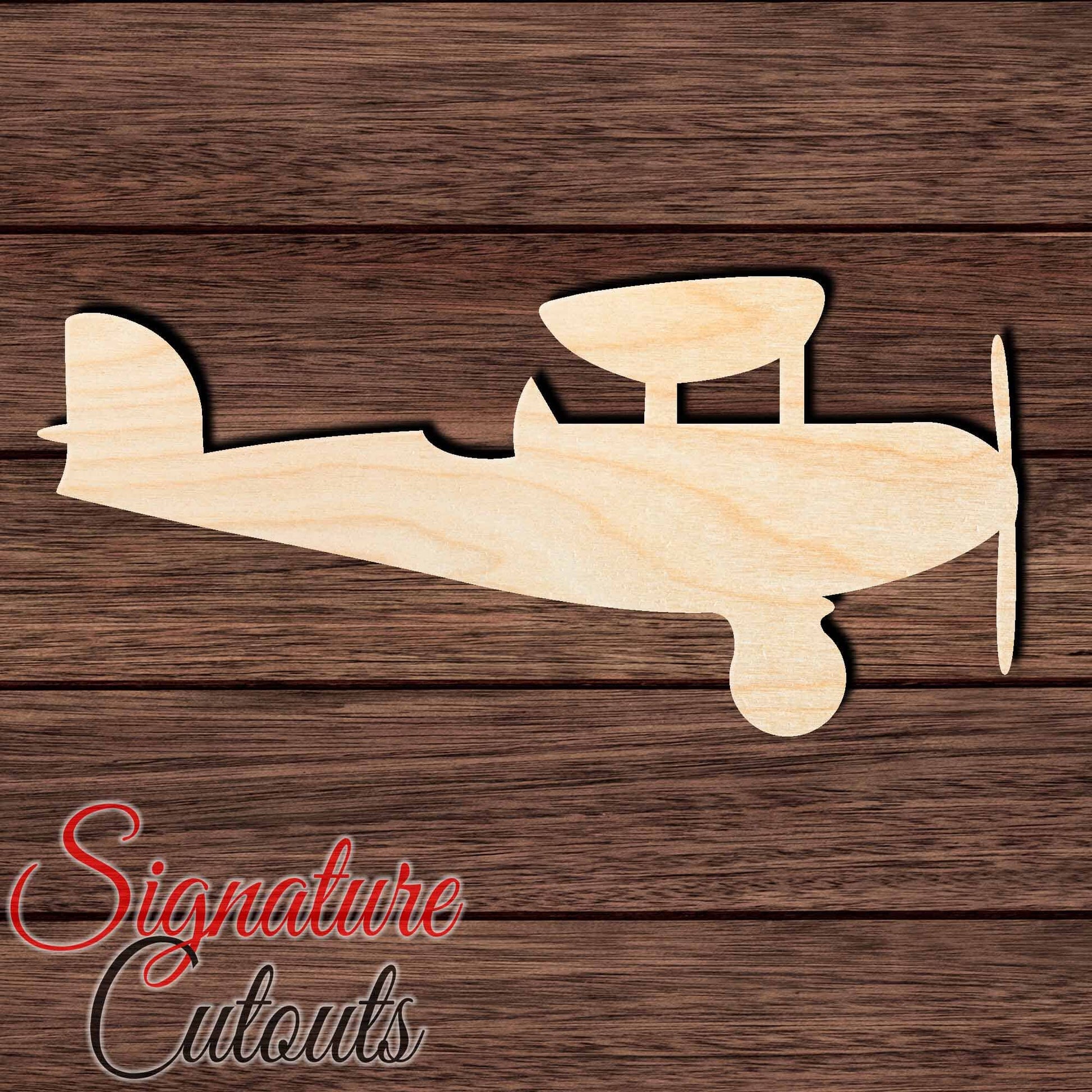 Airplane 010 Shape Cutout Craft Shapes & Bases Signature Cutouts 