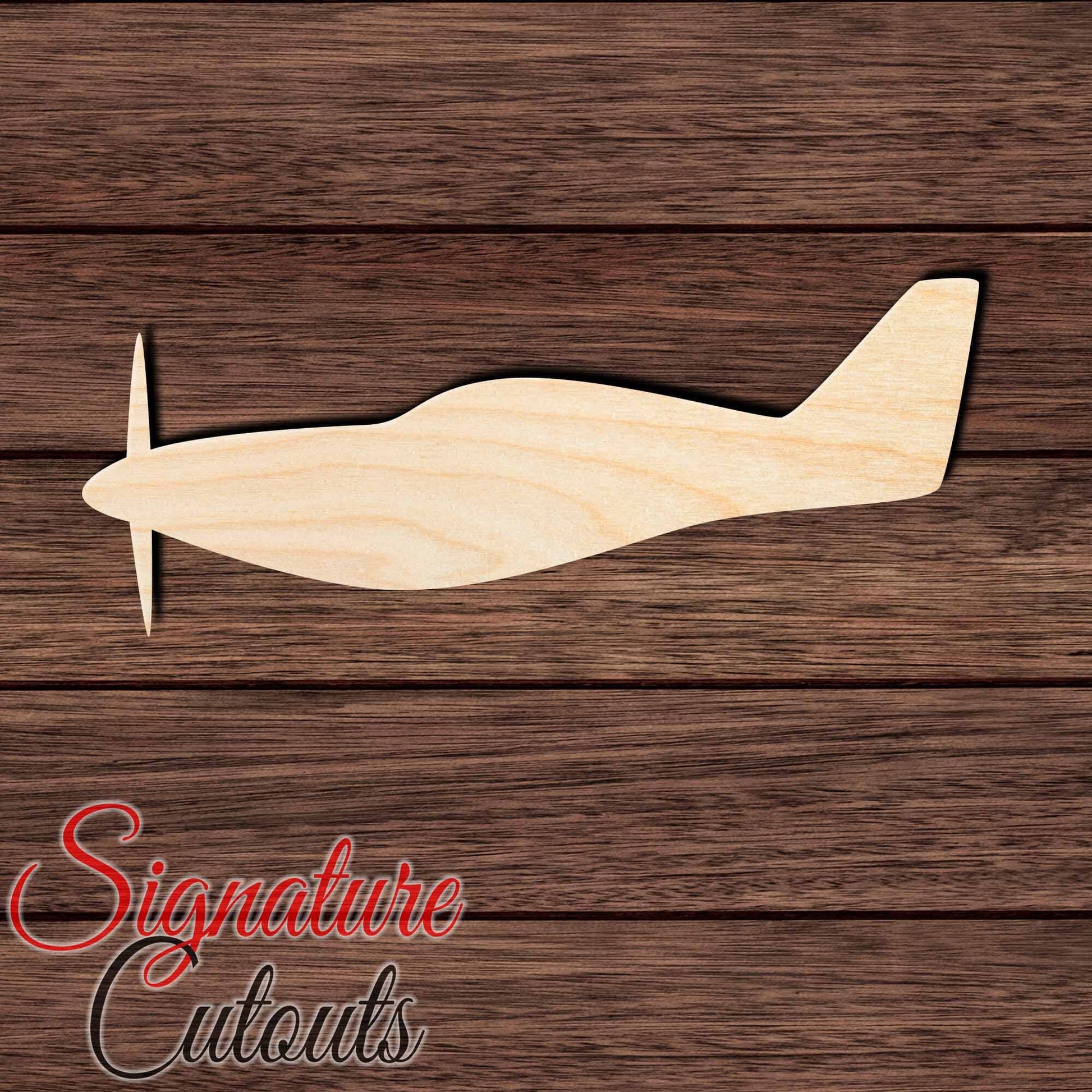 Airplane 011 Shape Cutout Craft Shapes & Bases Signature Cutouts 