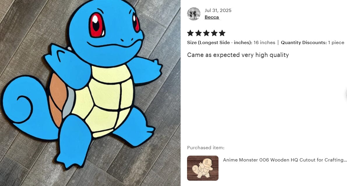 Anime 006 Shape Cutout Craft Shapes & Bases Signature Cutouts 