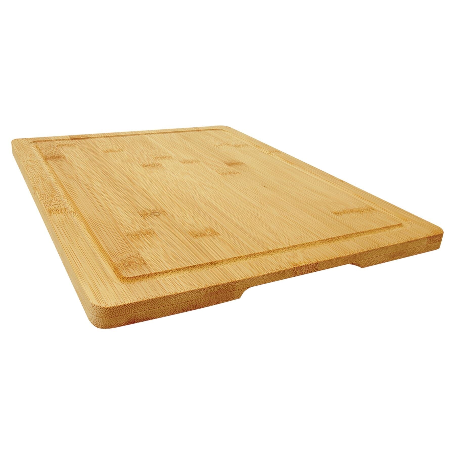 Bamboo Cutting Board w/Drip Ring, 13-3/4" x 11" - Includes Custom Engraving (#443) Signature Custom Works 