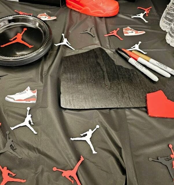 Basketball Shoe 001 Shape Cutout Craft Shapes & Bases Signature Cutouts 