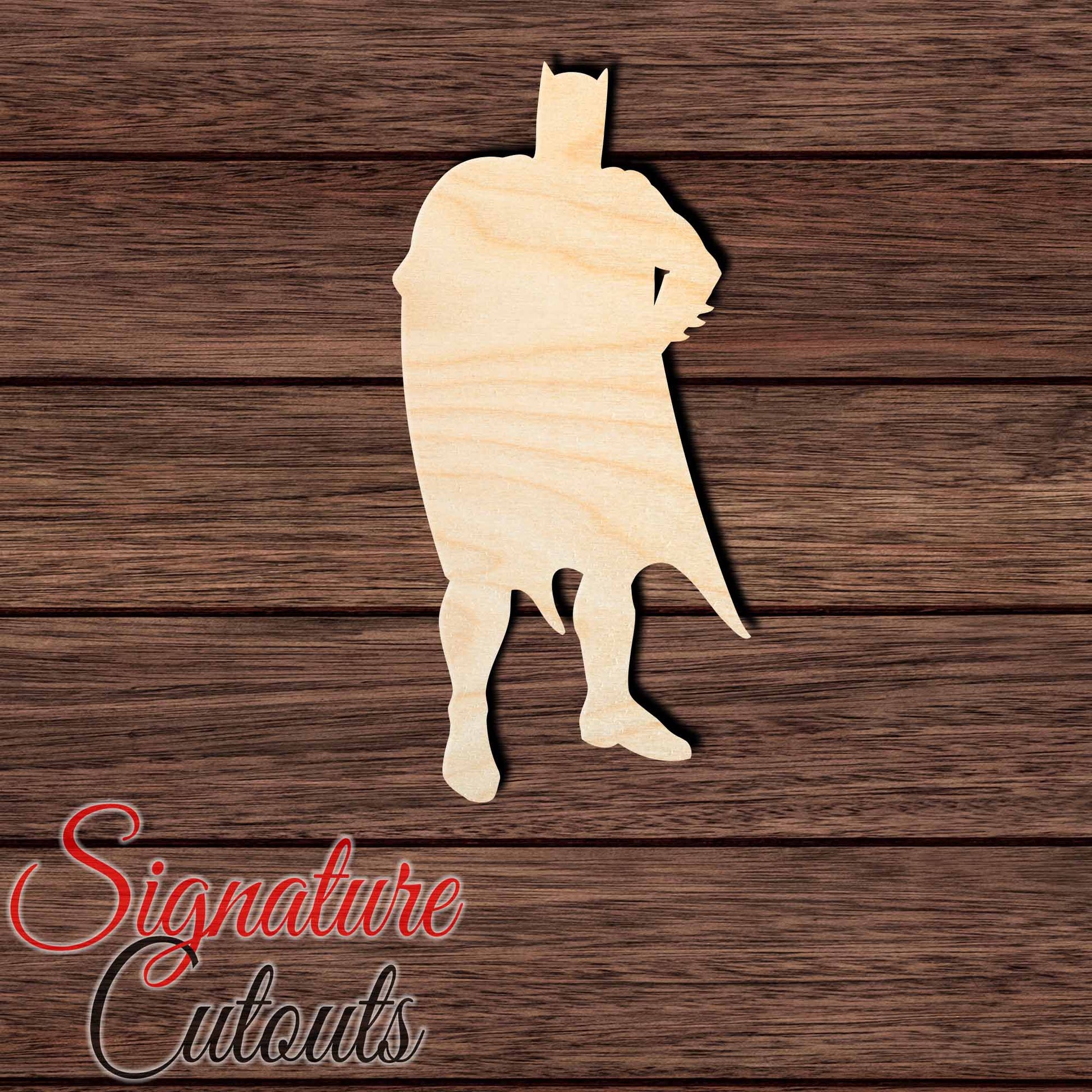 Bat 038 Shape Cutout in Wood Craft Shapes & Bases Signature Cutouts 