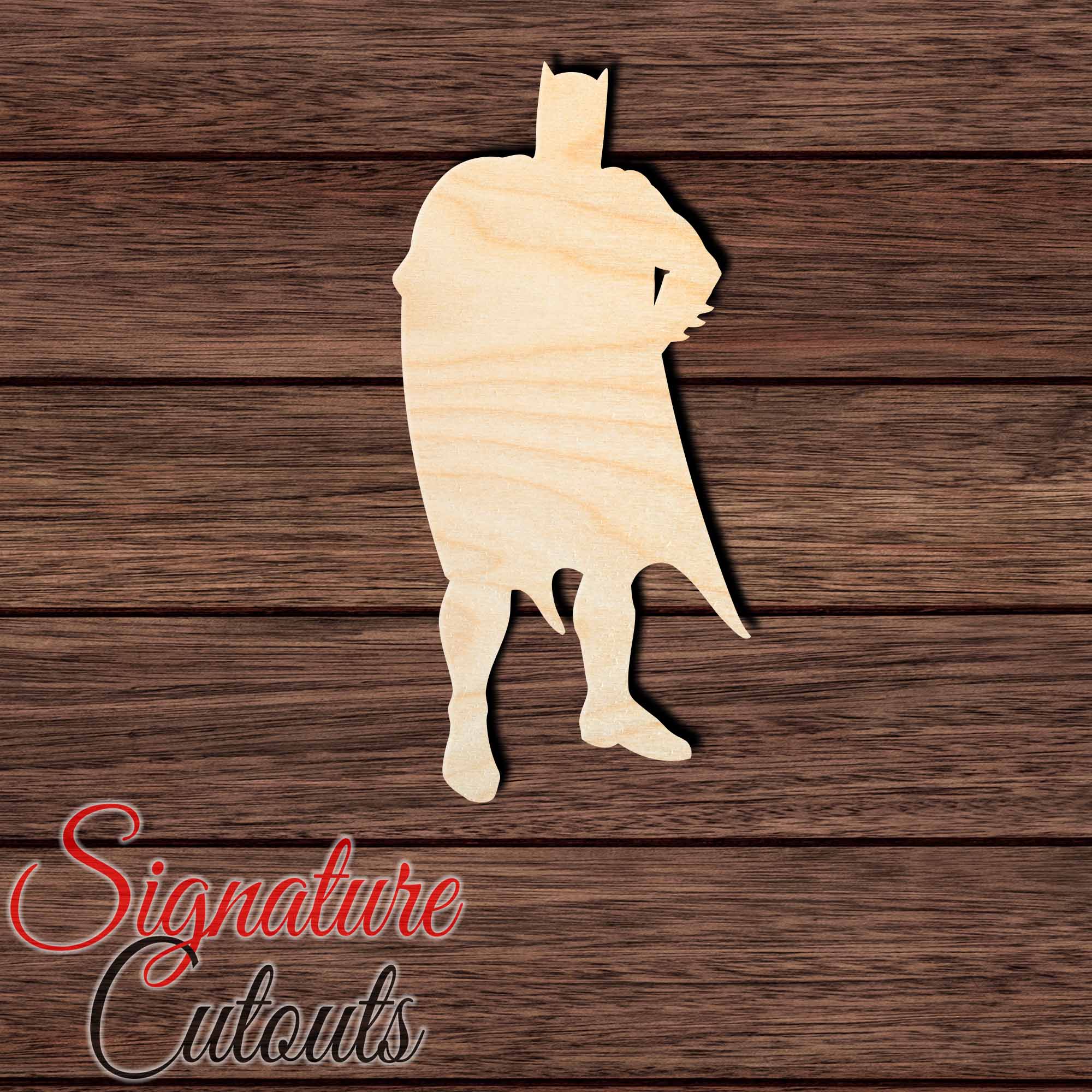Bat 038 Shape Cutout in Wood Craft Shapes & Bases Signature Cutouts 