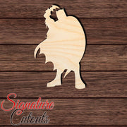 Bat 039 Shape Cutout in Wood Craft Shapes & Bases Signature Cutouts 