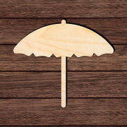Beach Umbrella Shape Cutout