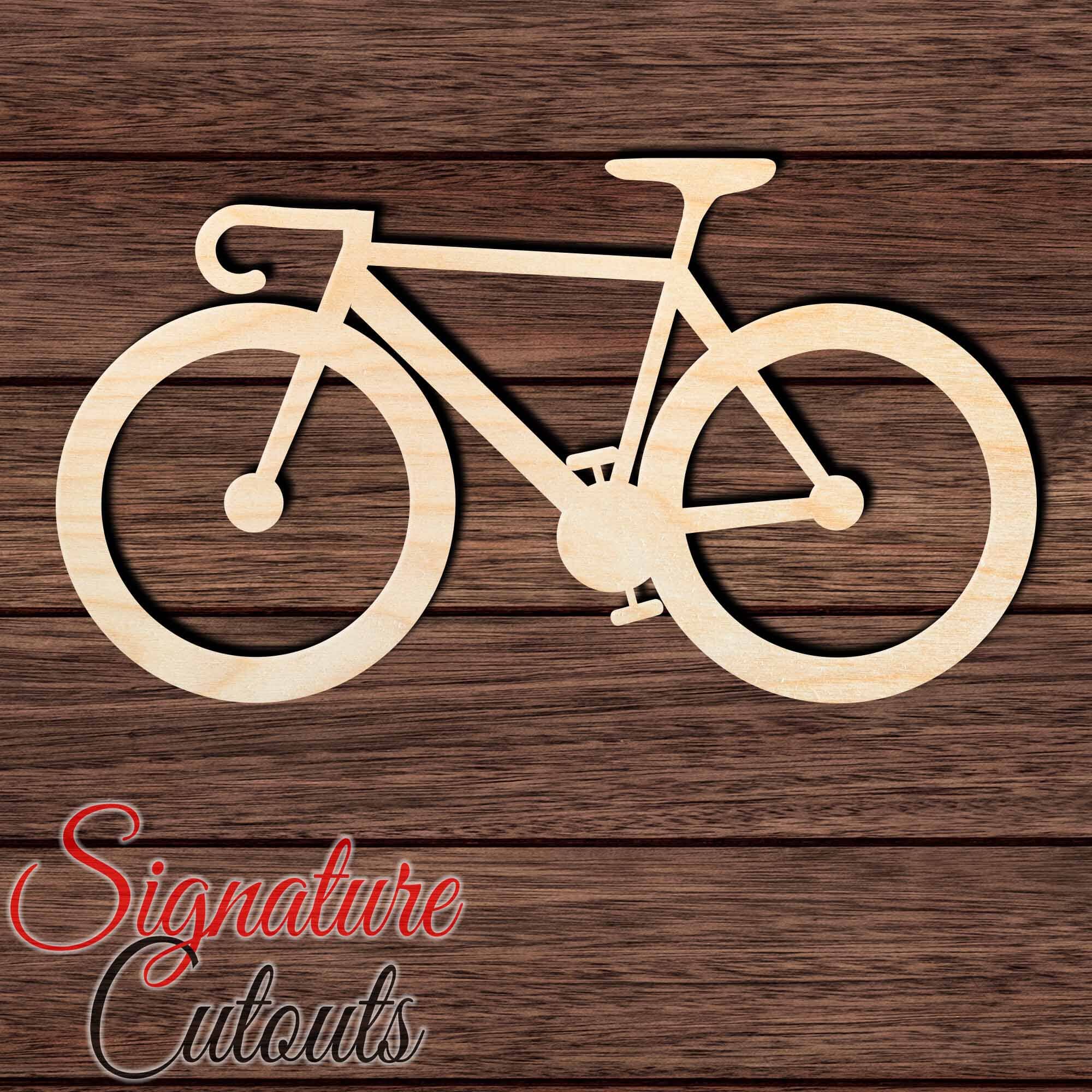 Bicycle 004 - English Racer Shape Cutout Craft Shapes & Bases Signature Cutouts 