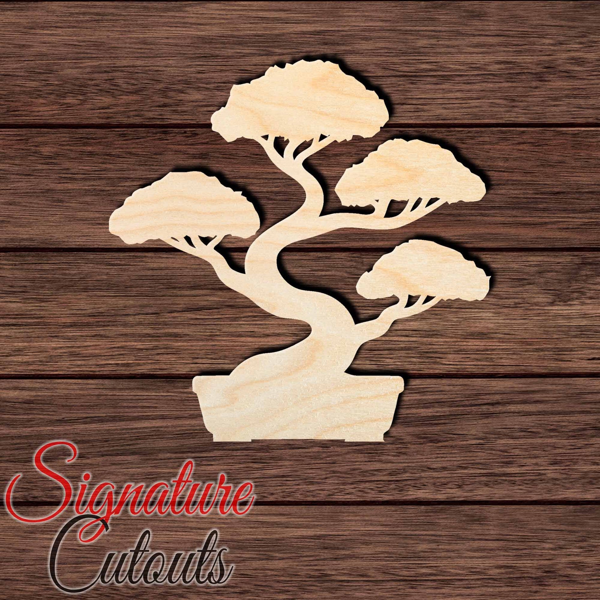 Bonsai Tree 001 Shape Cutout Craft Shapes & Bases Signature Cutouts 