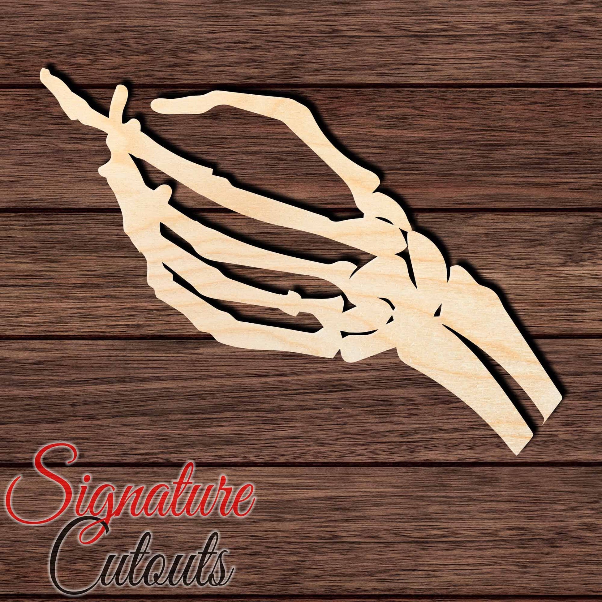 Bony Hand 001 Shape Cutout Craft Shapes & Bases Signature Cutouts 