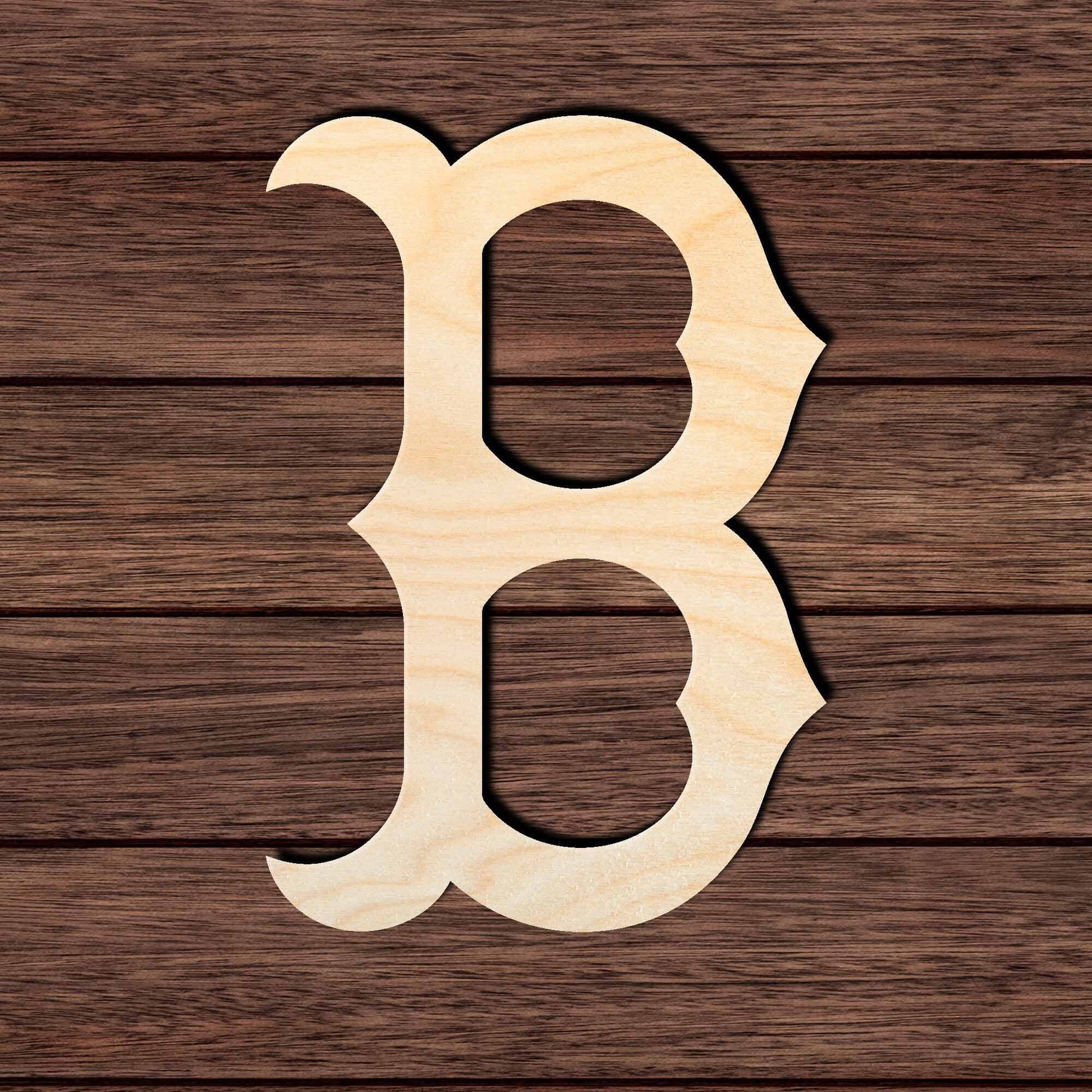 Boston 001 Shape Cutout in Wood Craft Shapes & Bases Signature Cutouts 