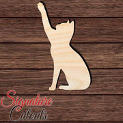 Cat 024 Shape Cutout in Wood Craft Shapes & Bases Signature Cutouts 
