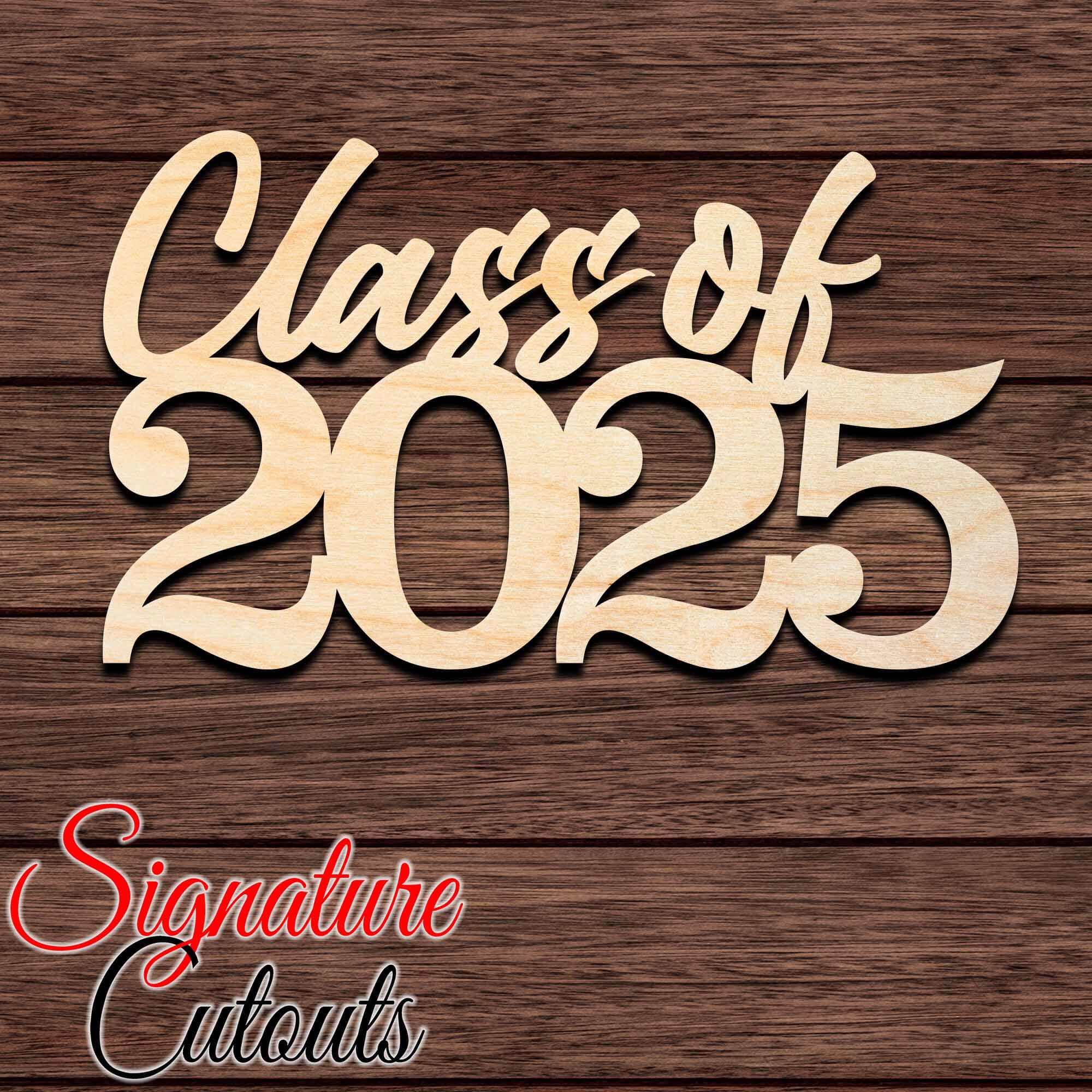 Class of 2025 Shape Cutout Craft Shapes & Bases Signature Cutouts 