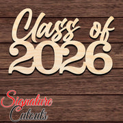 Class of 2026 Shape Cutout Craft Shapes & Bases Signature Cutouts 