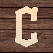 Cleveland 001 Shape Cutout in Wood Craft Shapes & Bases Signature Cutouts 