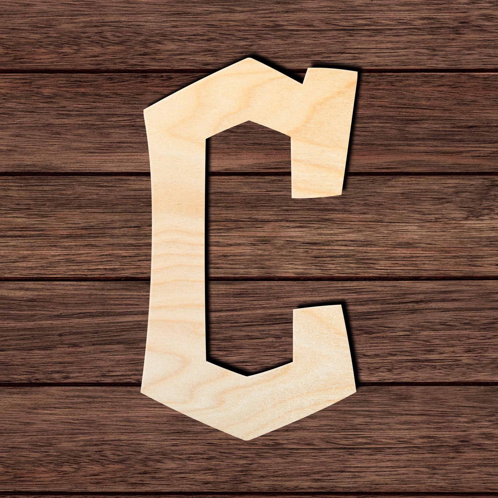 Cleveland 001 Shape Cutout in Wood Craft Shapes & Bases Signature Cutouts 