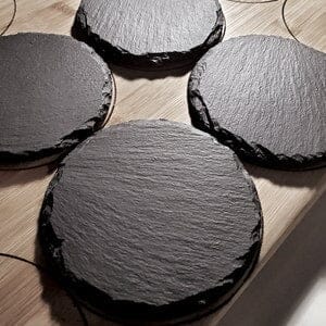 Custom Engraved State Coasters, Personalized With Your Custom Text, Slate Coaster Signature Custom Works 