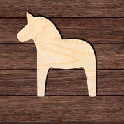 Dala Horse 001 Shape Cutout