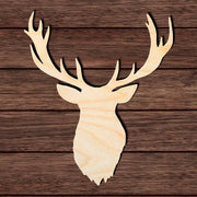 Deer Head 005 Shape Cutout