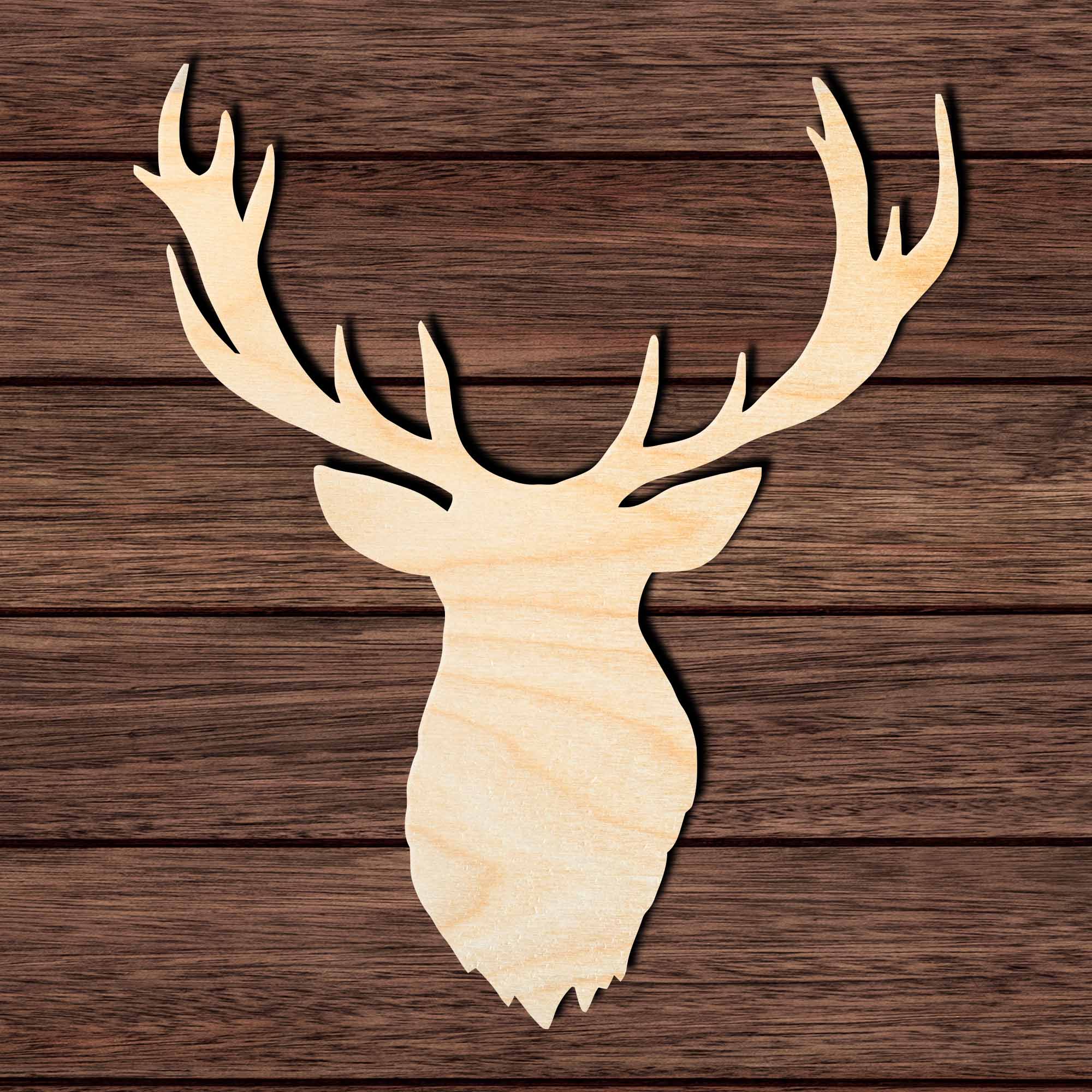 Deer Head 005 Shape Cutout