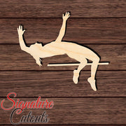 Female High Jump 001 Shape Cutout Craft Shapes & Bases Signature Cutouts 