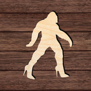 Bigfoot 006 - Female Funny Shape Cutout