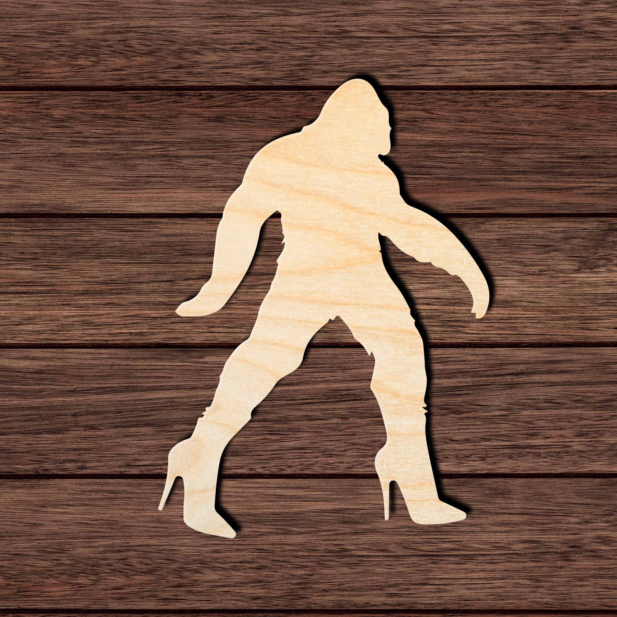 Bigfoot 006 - Female Funny Shape Cutout