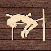 Female High Jump 002 Shape Cutout