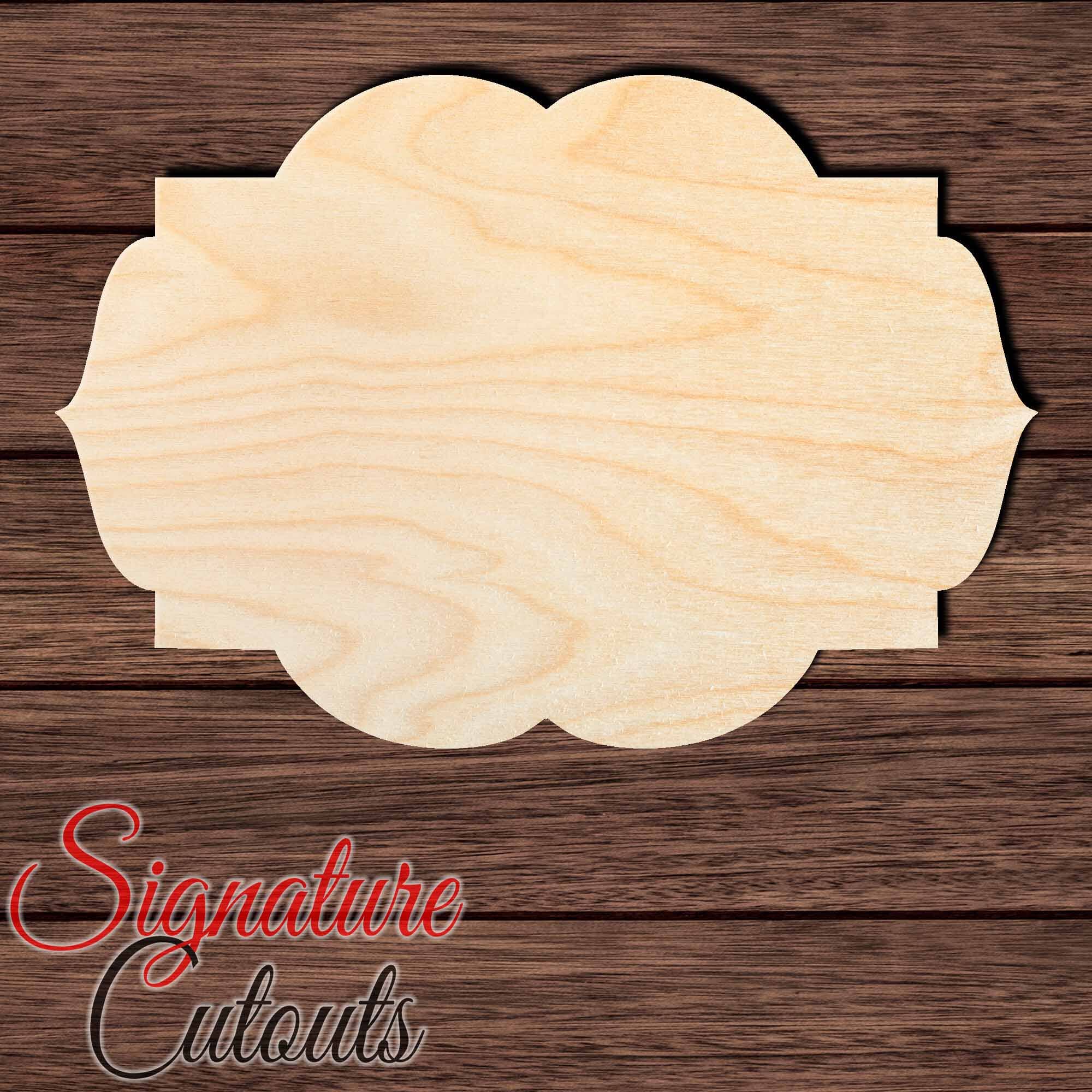 Frame 010 Shape Cutout Craft Shapes & Bases Signature Cutouts 