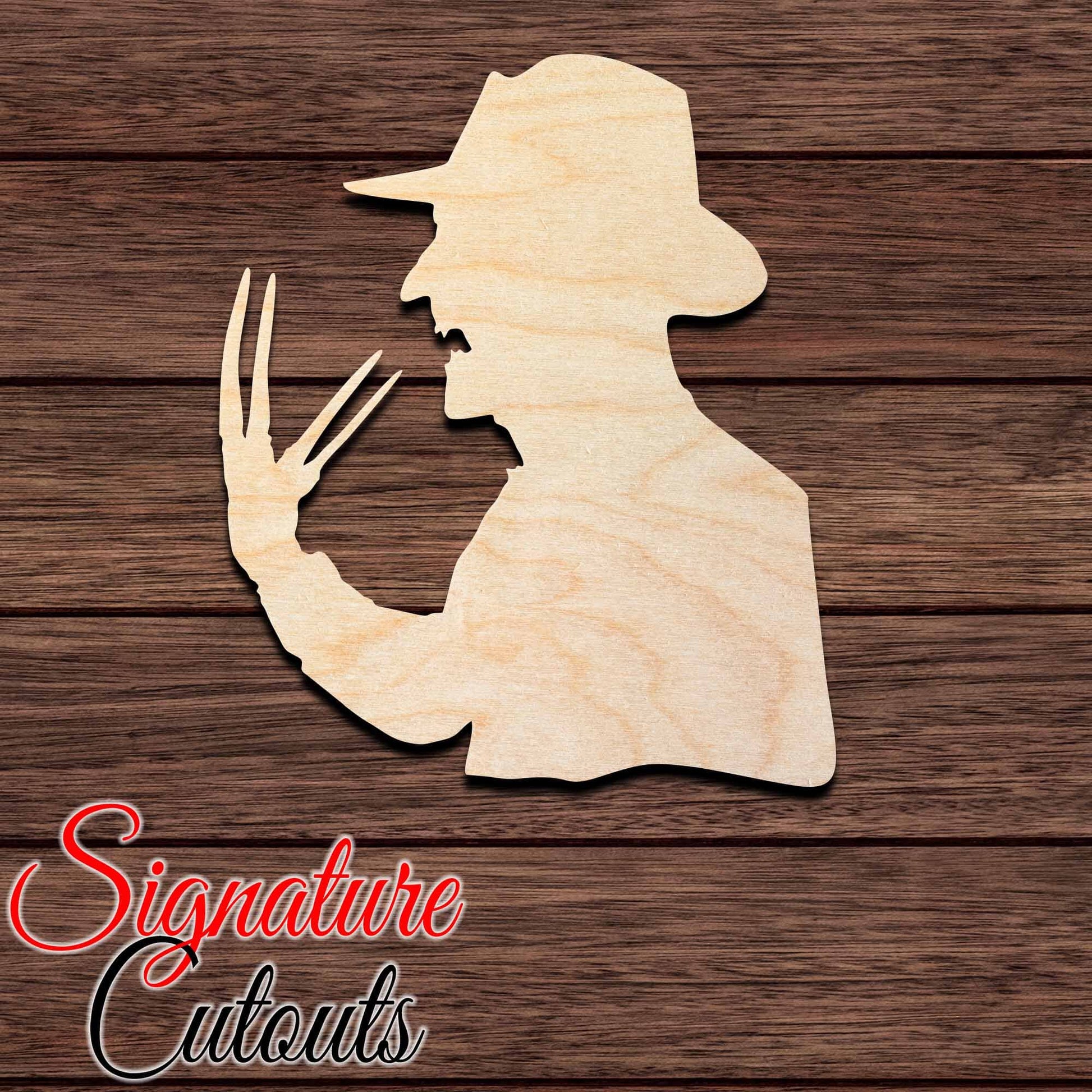 Freddy Krueger 001 Shape Cutout Craft Shapes & Bases Signature Cutouts 