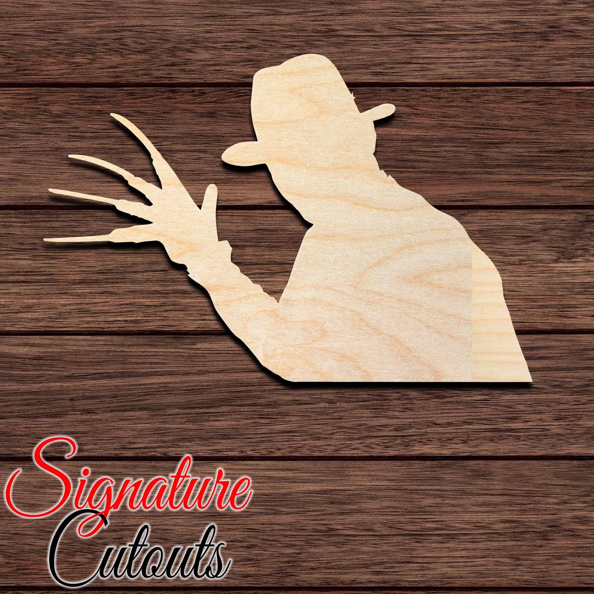 Freddy Krueger 003 Shape Cutout Craft Shapes & Bases Signature Cutouts 