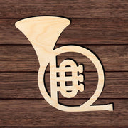 French Horn 002 -  Shape Cutout