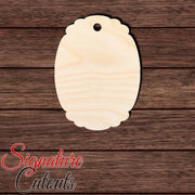 Gift Tag 021 Shape Cutout in Wood Craft Shapes & Bases Signature Cutouts 