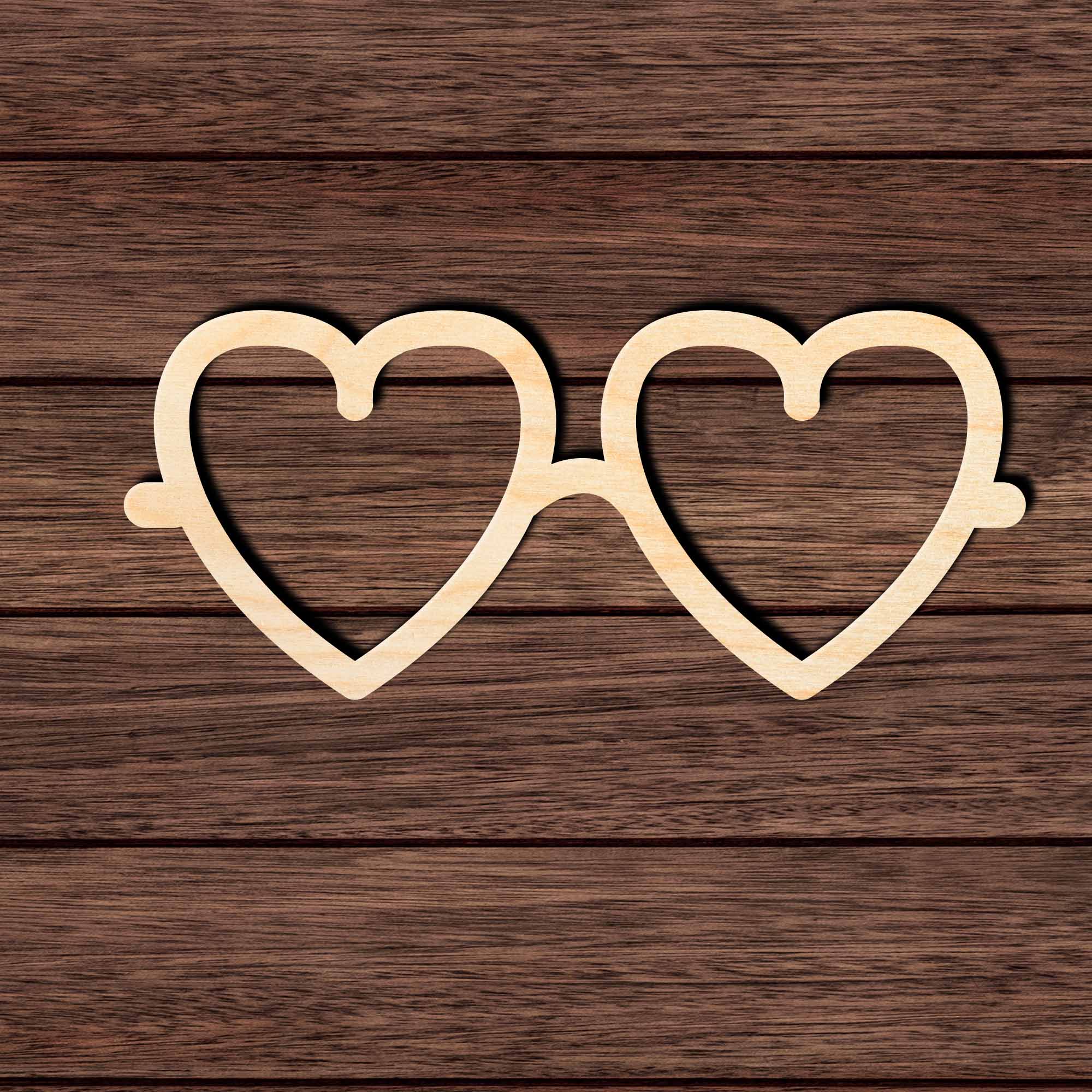 Glasses 007 Heart Shape Cutout