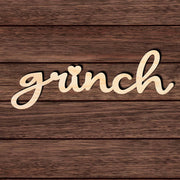 Grinch Text 001 Shape Cutout