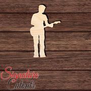 Guitar Player 001 Shape Cutout Craft Shapes & Bases Signature Cutouts 