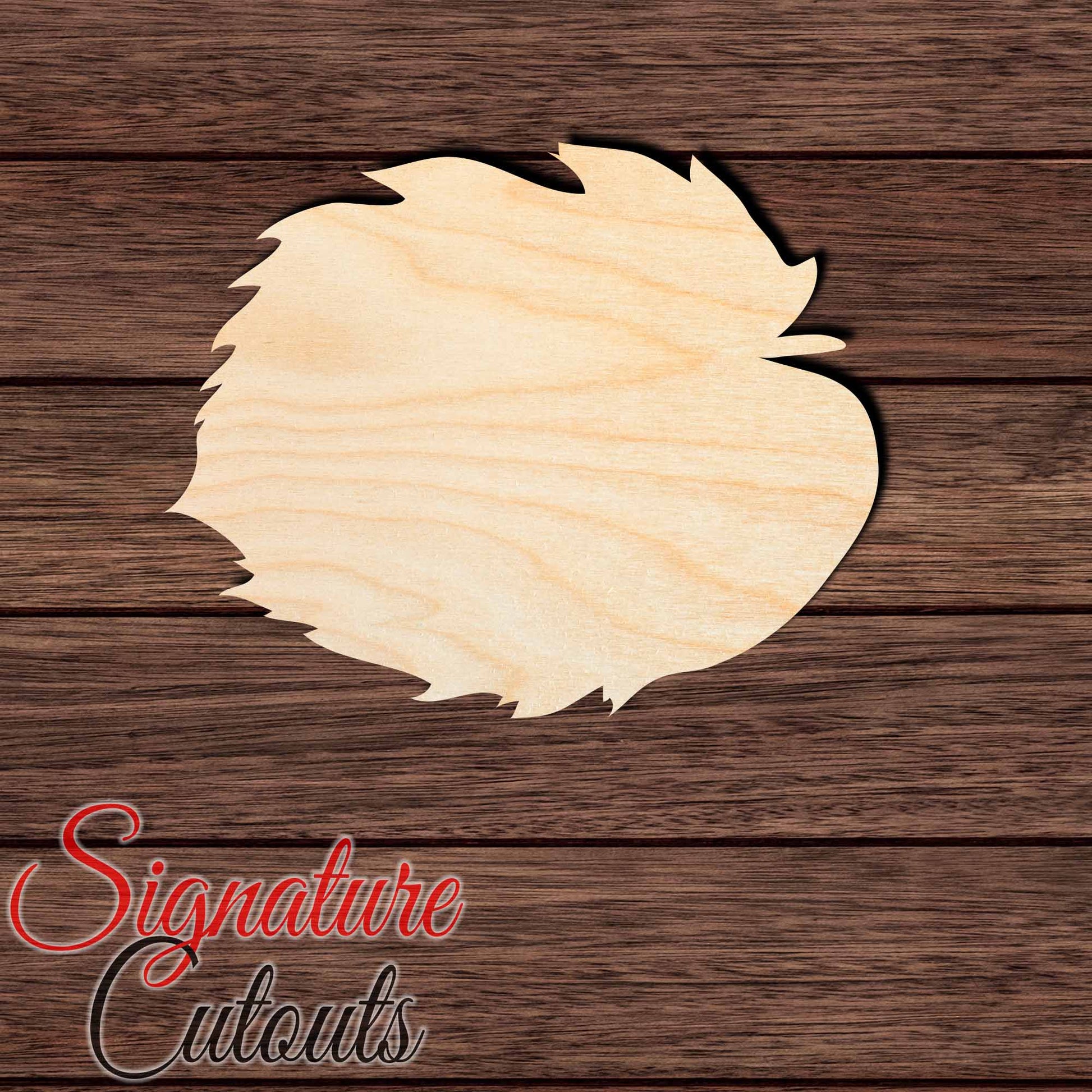 Hazel Leaf Shape Cutout in Wood Craft Shapes & Bases Signature Cutouts 