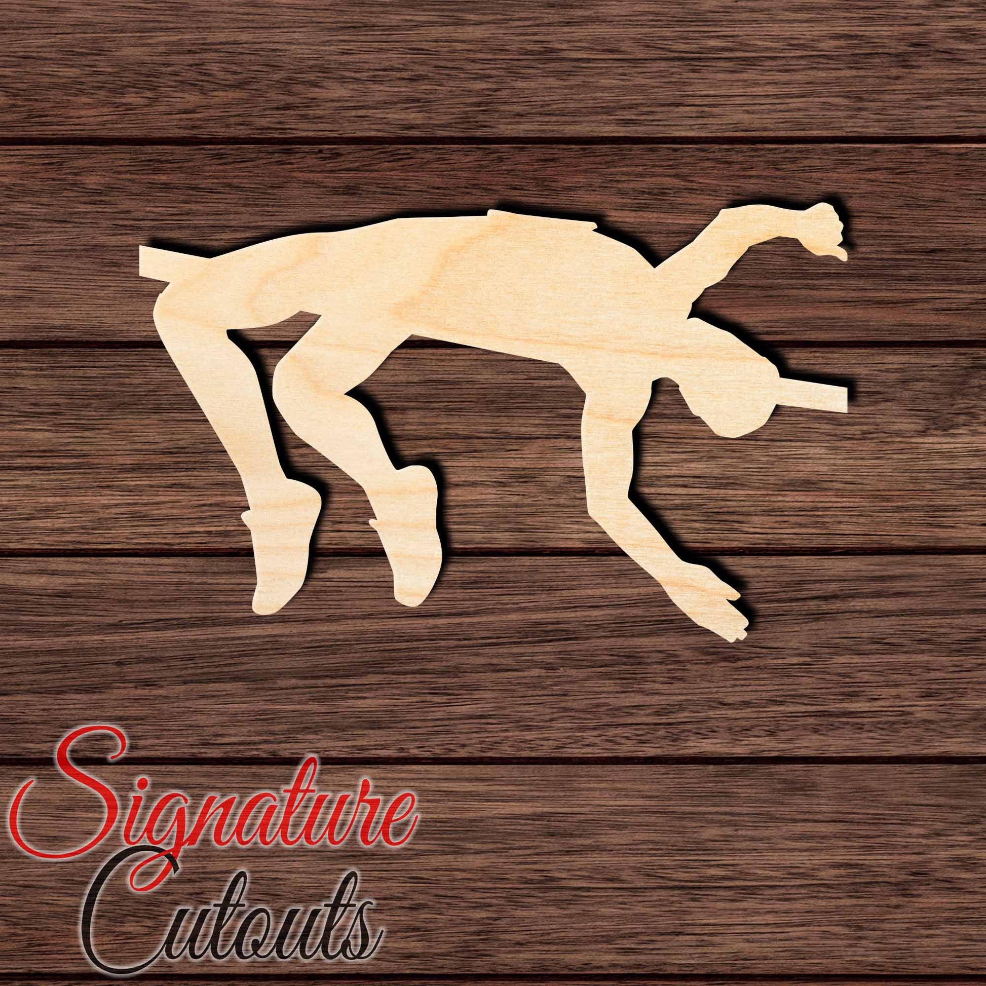 High Jump 002 Shape Cutout Craft Shapes & Bases Signature Cutouts 