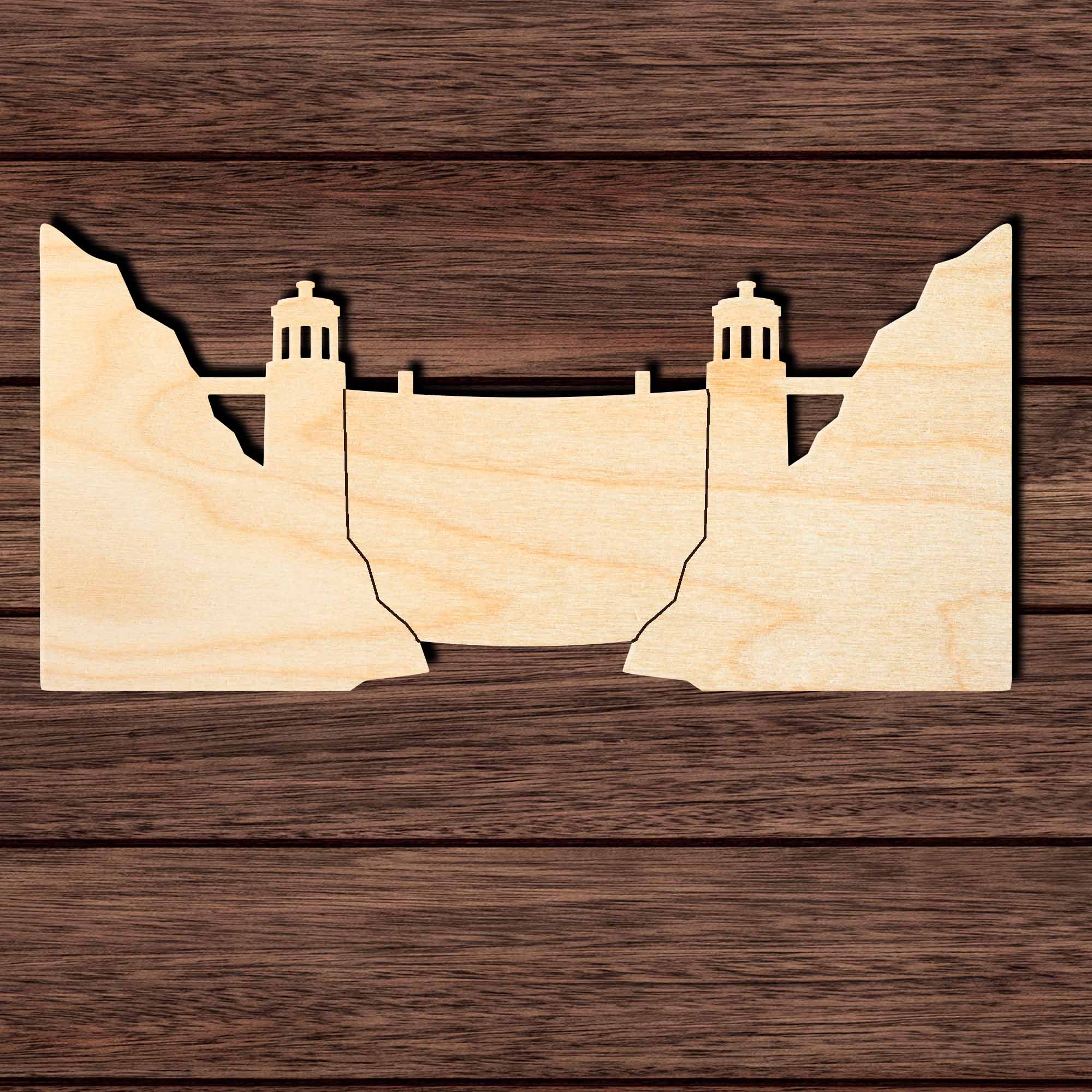 Hoover Dam Shape Cutout
