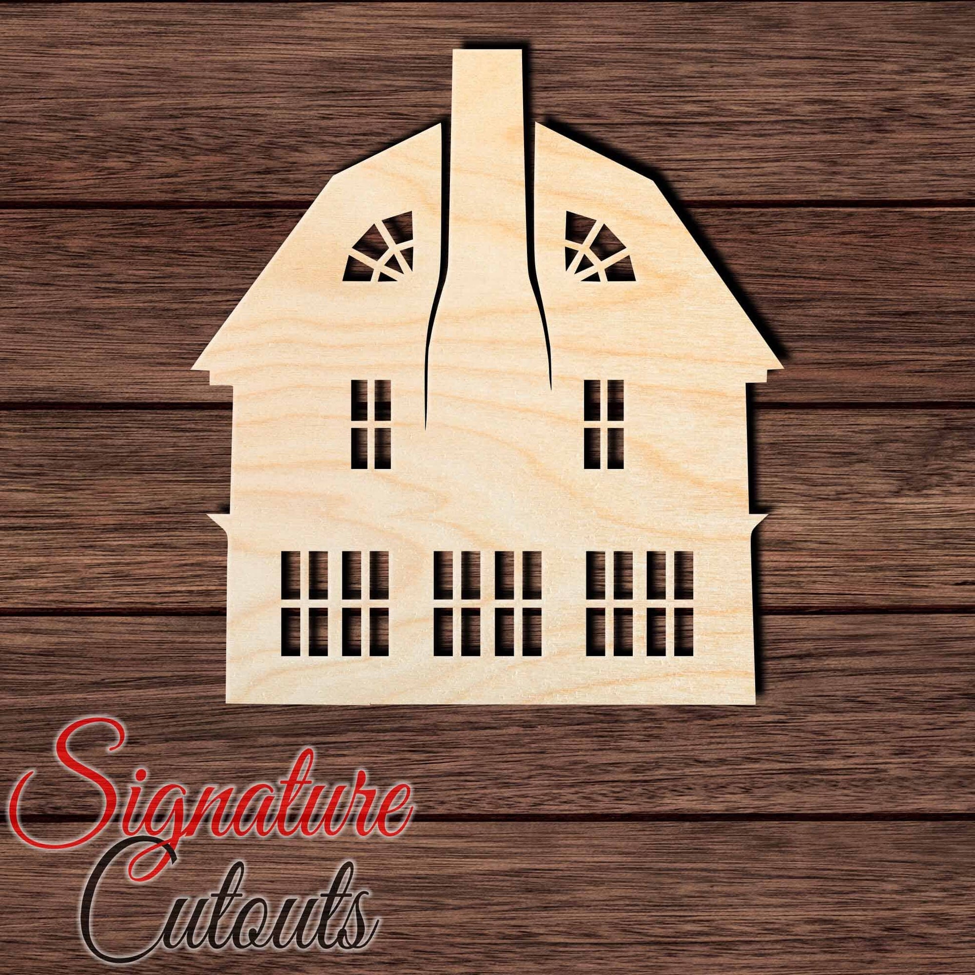 Horror House 001 Shape Cutout Craft Shapes & Bases Signature Cutouts 