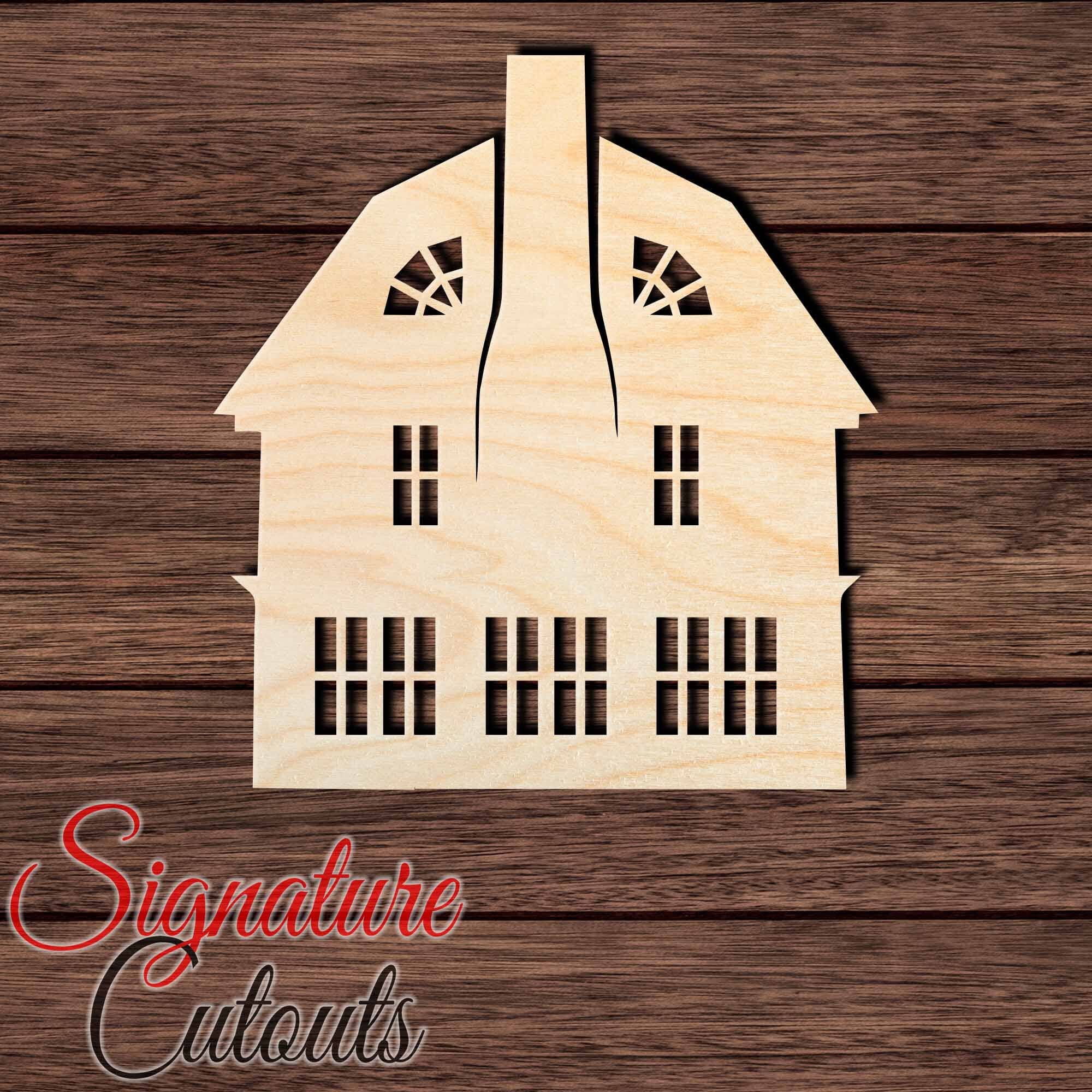 Horror House 001 Shape Cutout Craft Shapes & Bases Signature Cutouts 