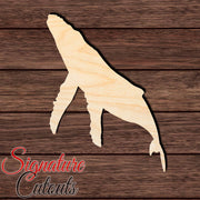 Humpback Whale 002 Shape Cutout Craft Shapes & Bases Signature Cutouts 