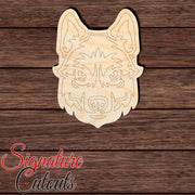 Husky Head 001 Shape Cutout Craft Shapes & Bases Signature Cutouts 
