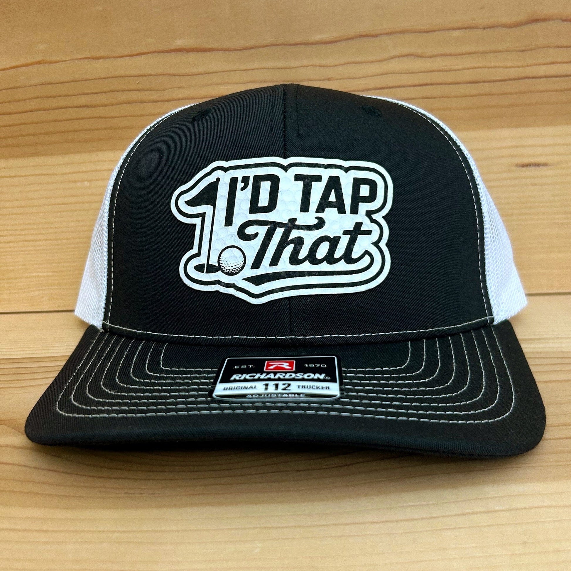 “I’d Tap That” Golf Trucker Hat – Richardson 112 Snapback | Funny Golf Cap Headwear Signature Custom Works 