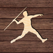 Javelin Throw 003 Shape Cutout Craft Shapes & Bases Signature Cutouts 