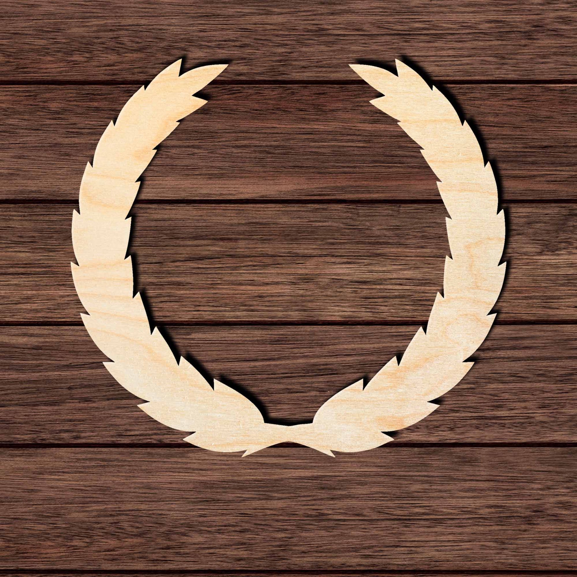 Laurel Wreath 001 Shape Cutout Craft Shapes & Bases Signature Cutouts 