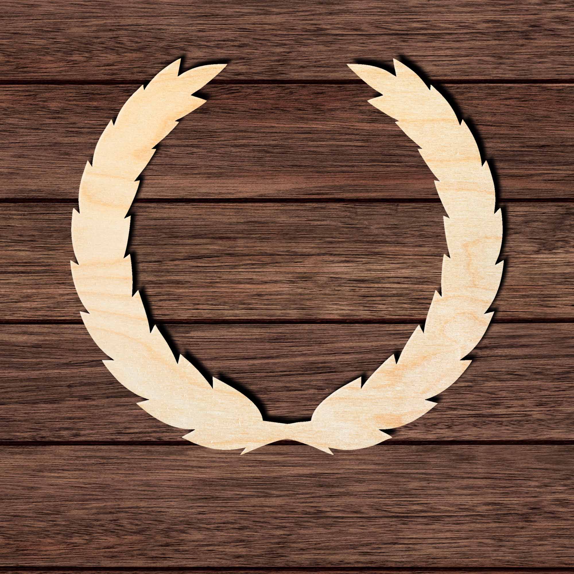 Laurel Wreath 001 Shape Cutout Craft Shapes & Bases Signature Cutouts 